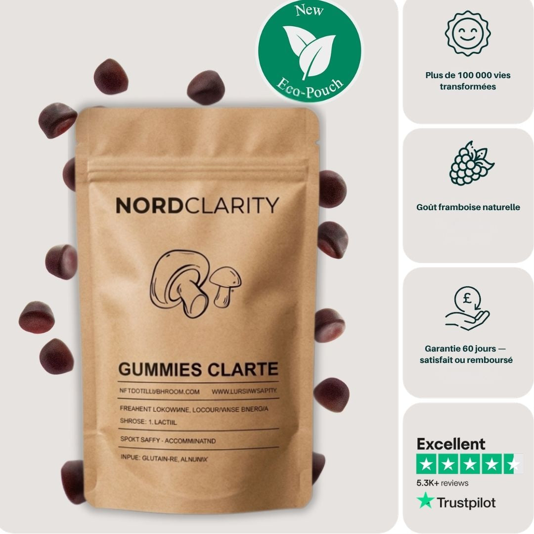 Gummies Clarté — 10 Champignons Fonctionnels